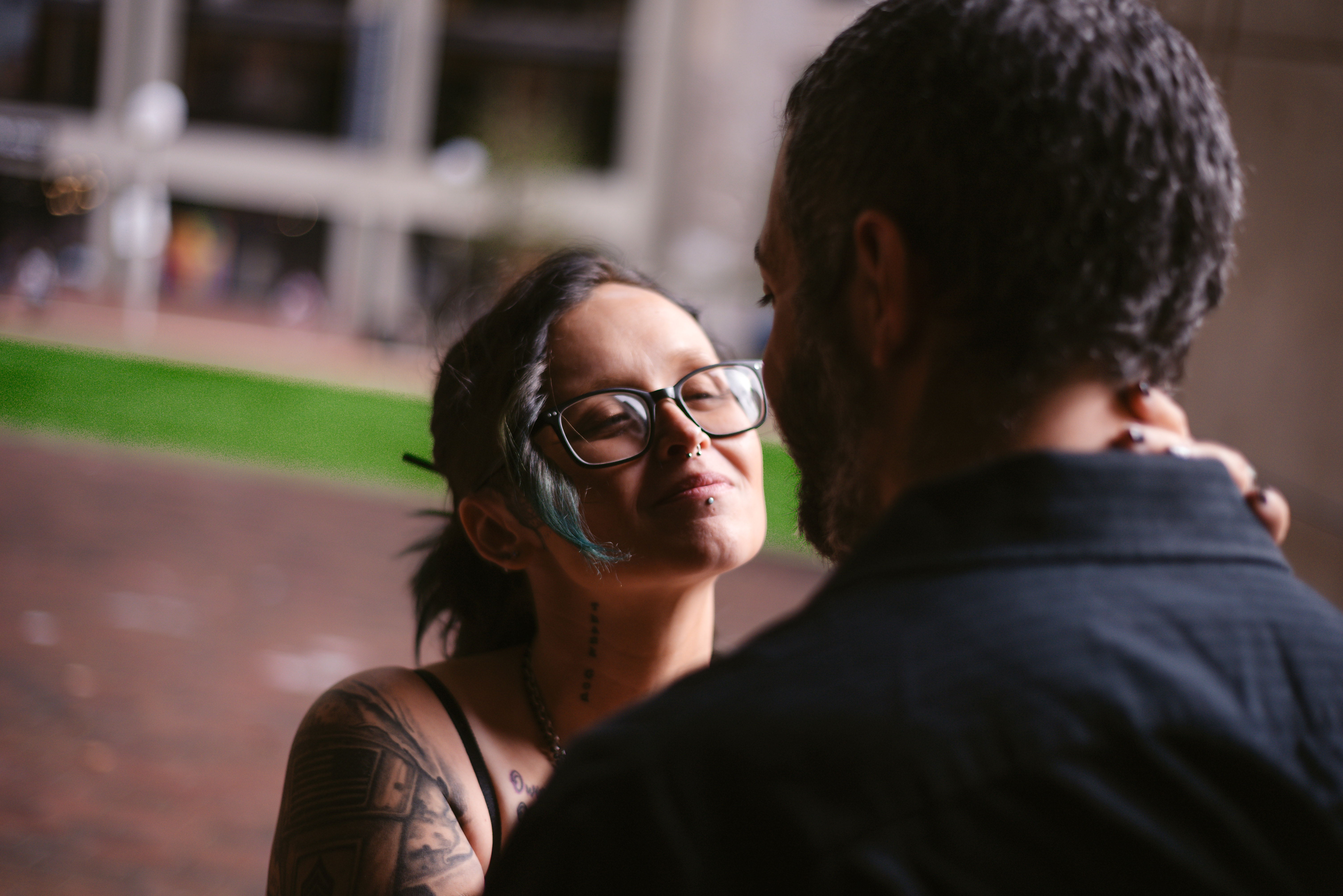 Levy and Richard — wedding day close-up