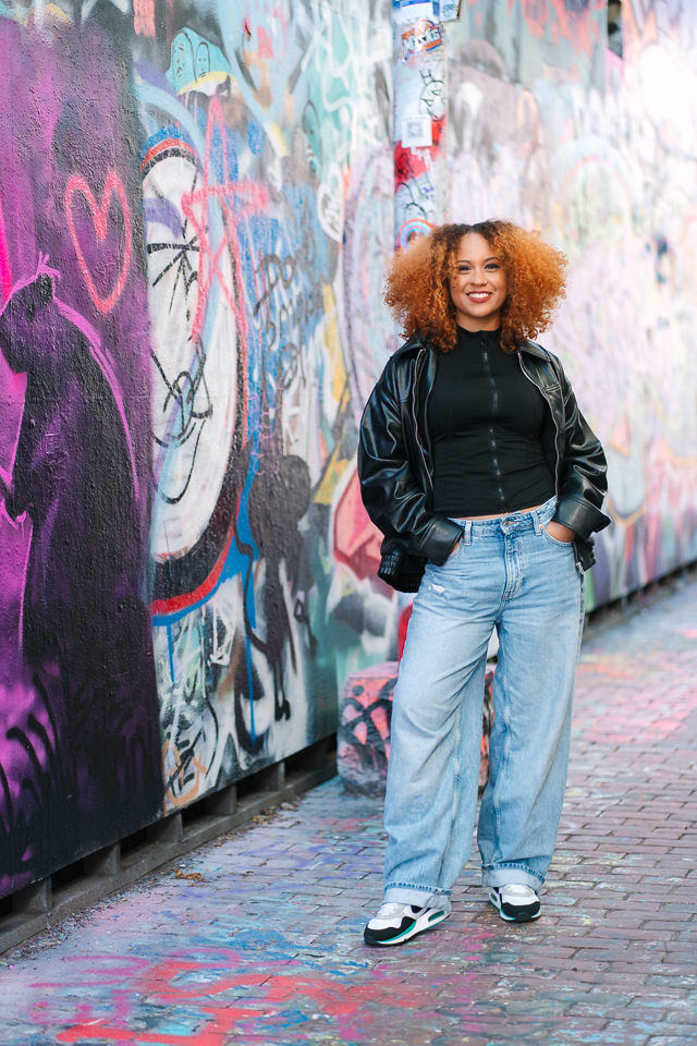 Leandra Rivera — brand comp card editorial